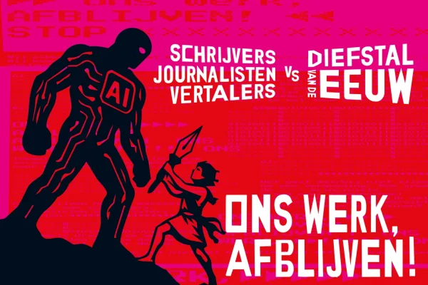 Blijf af van ons werk