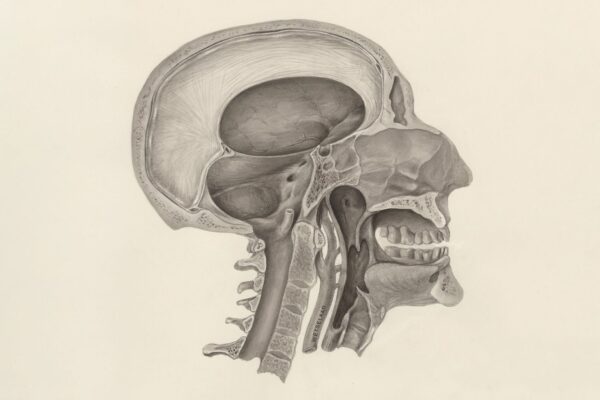 Doorsnede van het menselijk hoofd, (PK-ANAT-1450)
