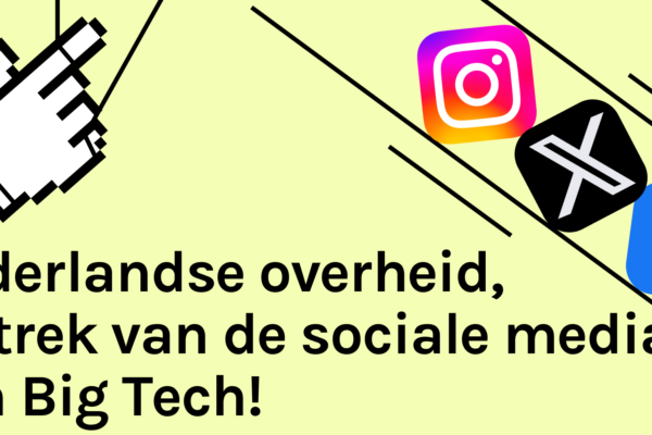 Vertrek van big tech