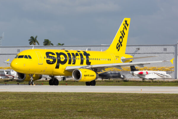 Fort,Lauderdale,,Florida,,April,6,,2019:,Spirit,Airlines,Airbus