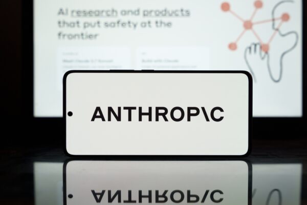 Anthropic,Ai,Logo,Displayed,On,A,Smartphone,Screen,With,A