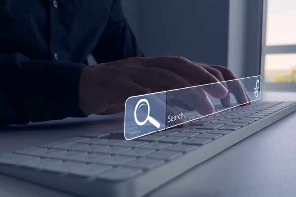 Person,Clicking,Internet,Search,Page,On,Touch,Screen.,Searching,Information