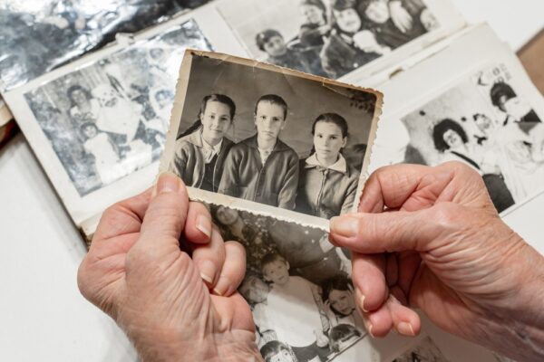 Grandma,Is,Looking,At,An,Old,Album,With,Soviet,Vintage